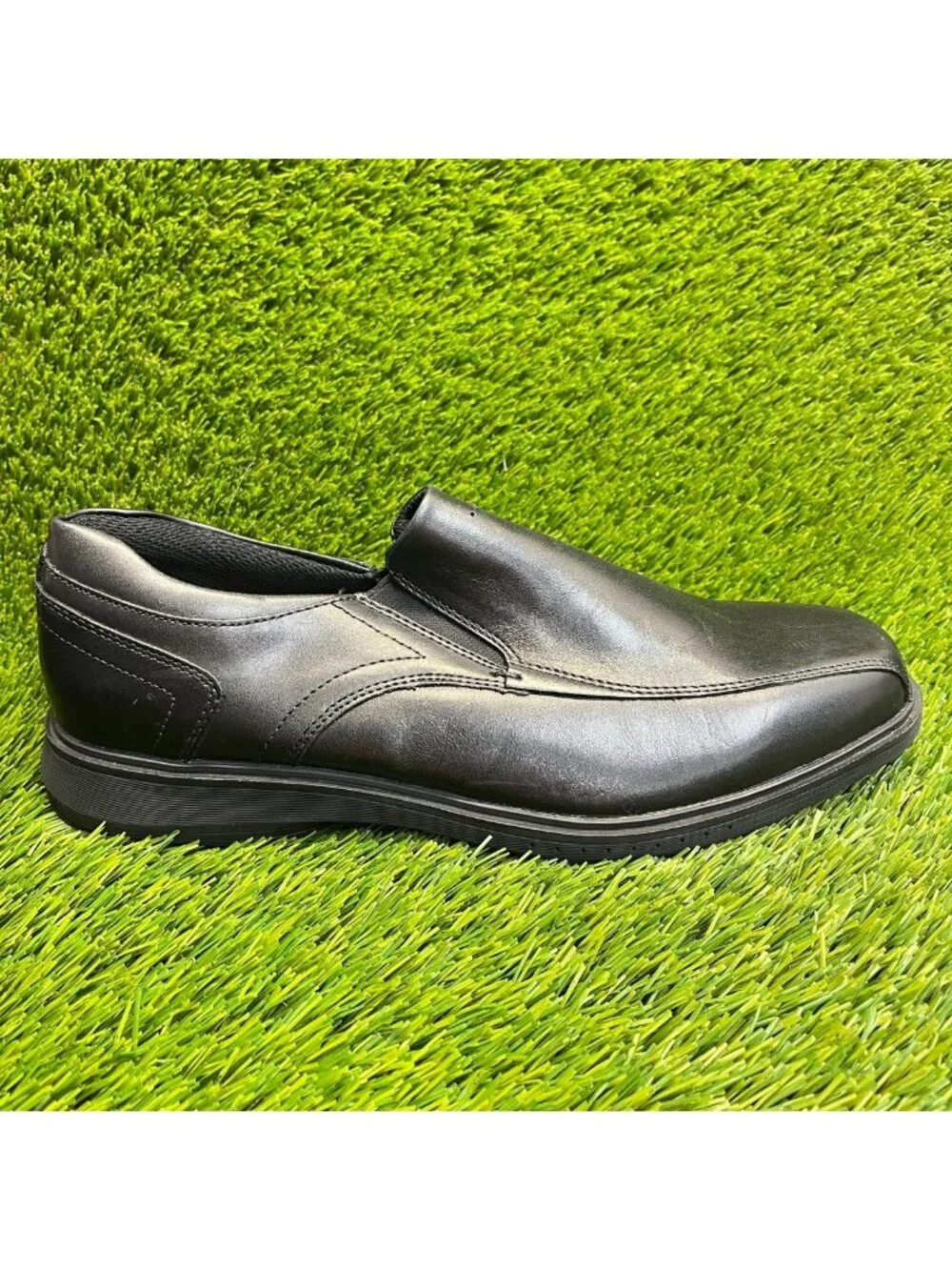 Nunn Bush Kore Pro Mens Size 8.5E Black Casual Classic Bicycle Toe Dress Shoes